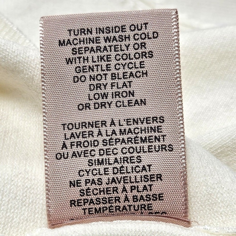 Philosophy Republic Clothing Ivory White Linen Blend Flutter Sleeve Top Size 2XL - Picture 11 of 15